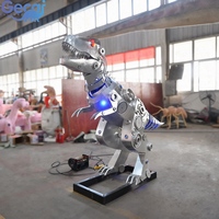Dinosaures animatroniques grandeur nature pour parc d'attractions, modèle de dinosaure mécanique pour exposition, capteur infrarouge