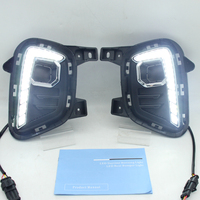 Feux de circulation diurne à LED pour Kia Sonet 2020 2021 2022 Feux de brouillard à LED avec lumière jaune DRL clignotant lumière du jour