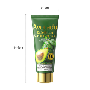 Wholesale own brand OEM exfoliating scrub facial cleanser deep <b>cleansing</b> whitening natural facial cleanser - Product Image 4