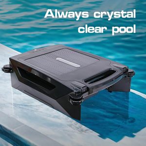 Limpieza de piscinas recargable solar <span class=keywords><strong>Control</strong></span> remoto inalámbrico Estilo de superficie de agua 8W <span class=keywords><strong>Robot</strong></span> aspirador automático para piscinas - Product Image 5