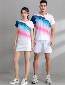 ملابس تنكرية للتنس ، زي تنانير ، للرجال والنساء والأطفال, ملابس تنكرية للتنس ، مجموعة مخصصة للفرق الخاصة بتنس الريشة والبلوزات القصيرة والتنورات ، قميص للكرة الطائرة - Product Image 3