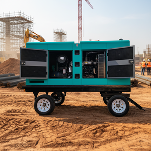 ディーゼル発電機セット 100/200/300/600/800 KW、防音エンクロージャー、全自動発電機セット - Product Image 1