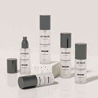 Emballage de Botte de soins de la peau en plastique PET vide personnalisé de couleur givrée 80 100 120 130 150 ml bouteille de pulvérisation de brouillard cosmétique avec logo