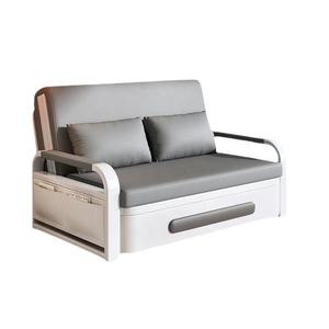 <span class=keywords><strong>Divano</strong></span> <span class=keywords><strong>Letto</strong></span> Moderno Comprimibile con Telaio in Metallo Anti-Deformazione, Schiuma ad Alta Densità, Rivestimento in Pelle, Adatto ai Gatti, per Soggiorno Piccolo - Product Image 3