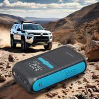 Carstel 300A pompa udara ban Starter lompat baterai mobil Booster 12000mah Power Bank pengisi daya portabel paket baterai Lithium truk 600A