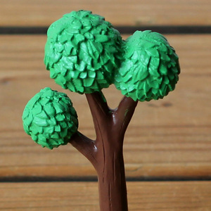 Japanese Style Zakka Resin Tree Ornament Round Shape Handmade Miniature Landscape Decor For Home Desktop Craft DY1370 - Product Image 3