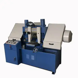 GH4230 double column automatic horizontal metal cutting band saw machine with auto bar feeder