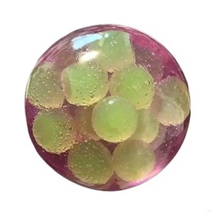Qingti - Mini Pelota de Pulpa de Fruta Hecha a Mano, Juguete Musical Creativo para Amasar, Adhesivo para Aliviar el Estrés, Color Morado, para Mayores de 14 Años - Product Image 5