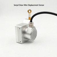 Capteur de déplacement linéaire à câble de traction (encodeur à fil) 4-20mA Modbus RTU RS485 Transducteur de position absolue par câble