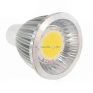 100-240V 5W 12v LEDスポットライトアルミニウムGU10 cob LEDスポットライト、5W cob LEDスポット