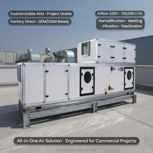 Unidad <span class=keywords><strong>de</strong></span> Tratamiento <span class=keywords><strong>de</strong></span> <span class=keywords><strong>Aire</strong></span> (UTA) Tipo DX Refrigerada por <span class=keywords><strong>Aire</strong></span> con Función <span class=keywords><strong>de</strong></span> <span class=keywords><strong>Bomba</strong></span> <span class=keywords><strong>de</strong></span> <span class=keywords><strong>Calor</strong></span> para <span class=keywords><strong>Aire</strong></span> <span class=keywords><strong>Acondicionado</strong></span> Industrial en Talleres - Product Image 1