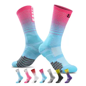 Wholesale custom logo crew basketball compression socks elite