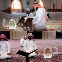 Lampu Speaker Al-Quran Bentuk Telur, Penunjuk Waktu Azan, Al-Quran Lengkap, Hadiah Muslim Islami, Kontrol Aplikasi, Pemutar Al-Quran LED