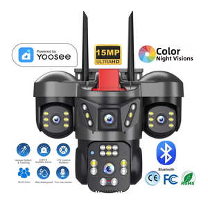 Yoosee 3Screens 4g Sim Card Ultra HD 15MP PTZ Bomber Shape <b>Outdoor</b> Wifi IP CCTV <b>Security</b> Network <b>Wireless</b> <b>Cameras</b> Surveillance - Product Image 1