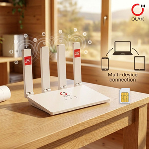 Router WiFi 4G Desbloqueado, 150Mbps LTE CPE MC50 con Ranura SIM, 4 Antenas, Doble Banda, para Educación en Línea, Experiencia de Aprendizaje sin Retrasos - Product Image 1