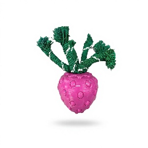 Jouet à mâcher pour chien Ledu Toys Strawberry Squeak – Jouet résistant en caoutchouc - Product Image 1