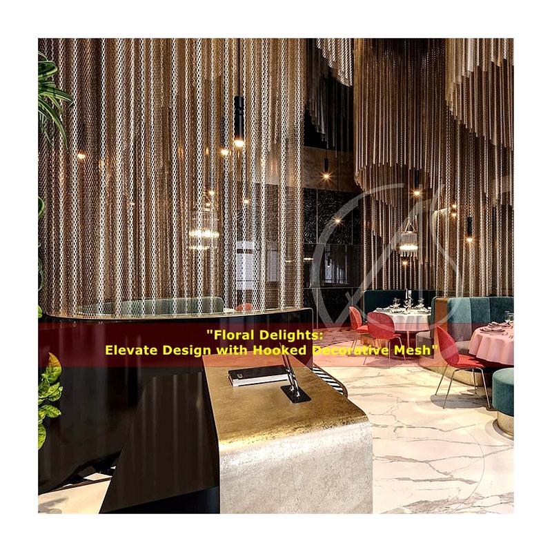 Curtain Fire Mesh Decorative Screen Safety