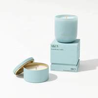 AIKUN – Bougies parfumées uniques en gros, emballage de luxe personnalisé, bougies parfumées aux fruits et aux figues dans un bocal en verre