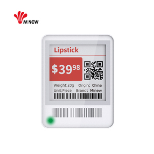 Minew 3-MÀU E-ink 1.54inch epaper ESL ble5.0 điện tử nhãn Kệ ESL hệ thống eink hiển thị kỹ thuật số giá Tag cho bán lẻ - Product Image 2