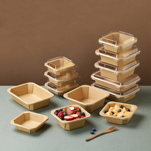 Có thể tái chế giấy tùy chỉnh bền container bao bì Takeaway thực phẩm đường phố gói hộp với logo cho Burger bánh sandwich và đồ ăn nhẹ - Product Image 4