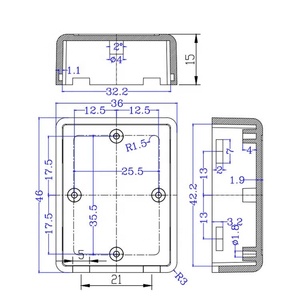 Thùng nhựa ABS nhỏ cho nhà sản xuất điện tử tùy biến hệ thống POS Công nghiệp IP54 vỏ nhựa - Product Image 4