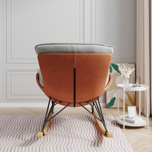 <span class=keywords><strong>Chaise</strong></span> <span class=keywords><strong>longue</strong></span> contemporaine ergonomique inclinable en tissu, fauteuil d'appoint rembourré pour salon d'appartement - Product Image 2