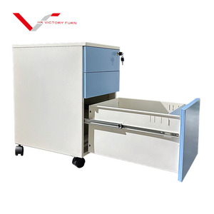 Tủ hồ sơ kim loại chất lượng cao giá rẻ 3 ngăn kéo, di động, có thể tháo rời - Product Image 6