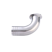 Ss304 Tube Chuck Clamp Quick Fit Connect Sanitary Tube 304 Coude en acier inoxydable