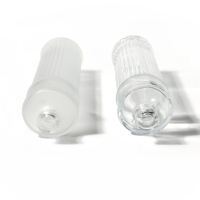 Bouteille d'huile d'olive rayée transparente et givrée conteneur cosmétique pompe de pulvérisation atomiseur bouteille de parfum 100ml
