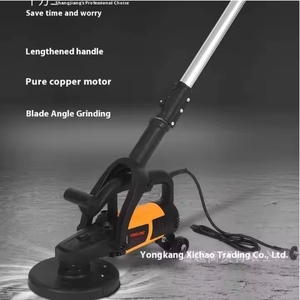 Ponceuse portative sans poussière à grain grossier pour le plâtrage des murs en mortier et les sols en béton, machine ZX16, raboteuse murale motorisée ZX16 - Product Image 3