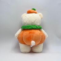 Ours en peluche et citrouille personnalisés pour Halloween, jouet en peluche doux, animal en peluche, poupée en peluche, décoration de fête, cadeau d'anniversaire pour enfants