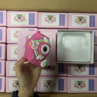 Kamera Digital 2.0 inci Ips layar merah muda Unicorn, mainan Mini Hd 1080p Video foto hadiah ulang tahun untuk anak-anak luar ruangan