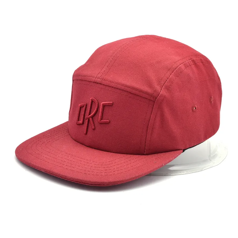 Design all'ingrosso Gorras cappello papà 5 6 pannelli cappelli da Golf ricamo Logo personalizzato 2 toni velluto a coste cappelli da Baseball