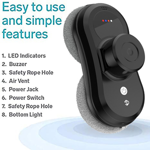 Robot nettoyeur de vitres intelligent Teendow, vente directe d'usine, pour intérieur et extérieur - Product Image 6
