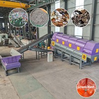 Machine de séparation automatique des déchets solides urbains (DSU) pour les collecteurs de déchets municipaux (CCM) – Tamis à tambour pour la récupération des déchets