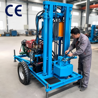 Fournisseur chinois – Nouvelle mini-sondeuse hydraulique diesel pour puits d'eau et mines, vente directe usine, portée max. 150 m, avec moteur