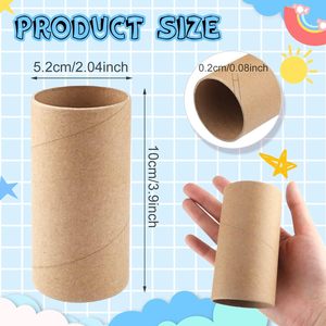 Rollos <span class=keywords><strong>de</strong></span> Cartón Marrón sin Recubrimiento Personalizados, <span class=keywords><strong>Tubos</strong></span> Gruesos para Manualidades, Tubo <span class=keywords><strong>de</strong></span> Papel para Arte DIY - Product Image 2