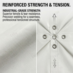 Tissu en bâche polyester enduit PVC Guangzhou LVJU pour tente/navire de transport/camion remorque - Product Image 3