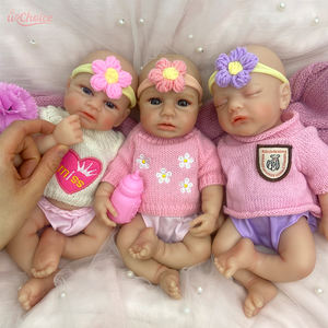 Кукла-реборн из силикона, 30 см (12 дюймов), полностью силиконовая, мягкая, реалистичная, в стиле мини-игрушки, коллекционная, художественная, подарочная - Product Image 3