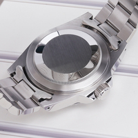 Boîtier de montre de plongée en acier inoxydable 38 mm avec verre saphir et cadran de 28,5 mm pour mouvement Seiko NH34 NH35/36, lunette en aluminium – Vente chaude