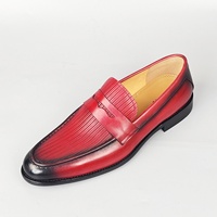 Herren Echtleder-Slipper Sommer Casual Slip-On Schuhe Weich Leicht Atmungsaktiv Stilvoll Bequem Büro- und Anzugschuhe