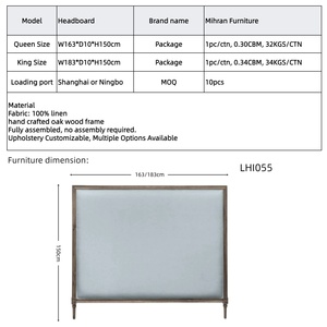 Testiera <span class=keywords><strong>letto</strong></span> imbottita in legno massello intagliato a mano, stile country <span class=keywords><strong>francese</strong></span>, lussuosa e confortevole, per letti King e Queen size - Product Image 3