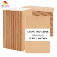 Impression personnalisée de carnets, organiseur de planification hebdomadaire relié cousu, couverture souple en papier kraft, OEM faible MOQ