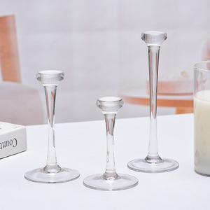 Clear Acrylic Candlestick Tall Table Centerpieces Multi-head Candelabras Wedding <strong>Candle</strong> <strong>Holder</strong> For Restaurant Main Table Decor - Product Image 2