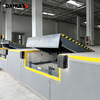 Rampe de chargement de conteneurs réglable de 6 à 20 tonnes, plateforme fixe pour les opérations de manutention de marchandises en vrac dans les terminaux