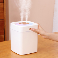 Humidificateur ultrasonique USB 3L avec logo personnalisé, double buse, humidificateur à brume froide, grande capacité pour chambre à coucher