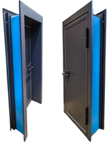Porte intérieure personnalisée entièrement en aluminium, résistante à l'humidité, imperméable, écologique, sans formaldéhyde, anti-termites, silencieuse et simple