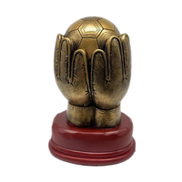 Trophées sportifs en résine du fabricant Weivista Trophée du gardien de but de football personnalisé fabriqué en résine de qualité supérieure