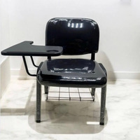 Chaise de réunion de bureau pour conférence en Arabie Saoudite, chaise individuelle pour visiteur, chaise d'école avec tablette d'écriture
