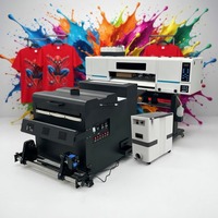 Imprimante DTF XP600 à double tête de 60 cm pour l'impression par transfert thermique sur T-shirts, vêtements personnalisés, textiles, film PET